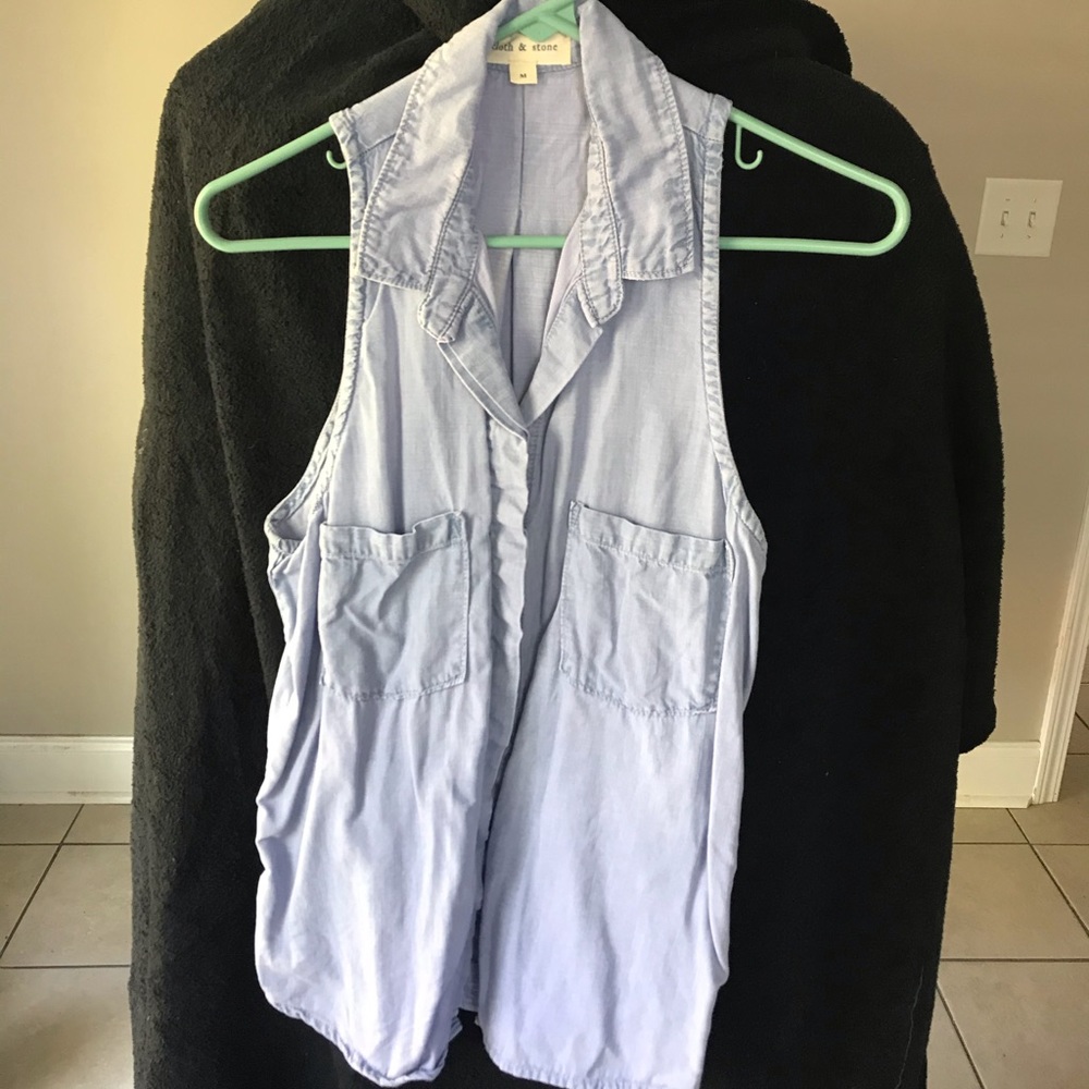 Cloth & Stone purple tank